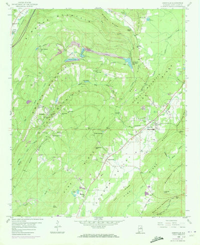 United States Geological Survey Odenville, AL (1958, 24000-Scale) digital map