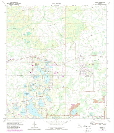 United States Geological Survey Odessa, FL (1974, 24000-Scale) digital map