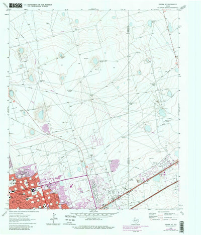 United States Geological Survey Odessa NE, TX (1964, 24000-Scale) digital map