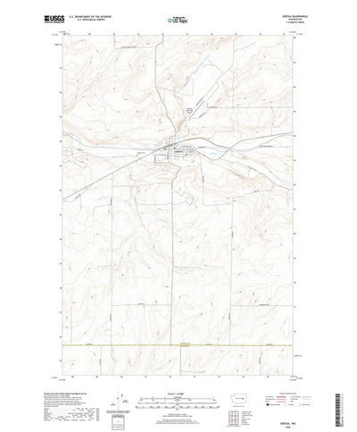 United States Geological Survey Odessa, WA (2020, 24000-Scale) digital map