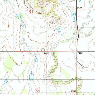United States Geological Survey Odetta, OK (1991, 24000-Scale) digital map