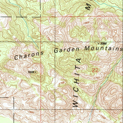 United States Geological Survey Odetta, OK (1991, 24000-Scale) digital map