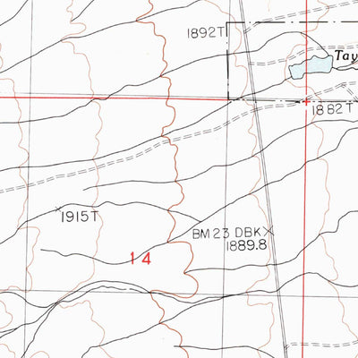 United States Geological Survey Odgers Ranch, NV (1984, 24000-Scale) digital map