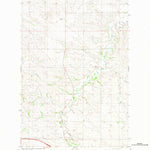 United States Geological Survey Odland Dam SW, MT (1982, 24000-Scale) digital map