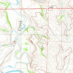 United States Geological Survey Odland Dam SW, MT (1982, 24000-Scale) digital map