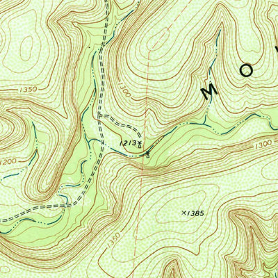 United States Geological Survey Odlaw, TX (1974, 24000-Scale) digital map