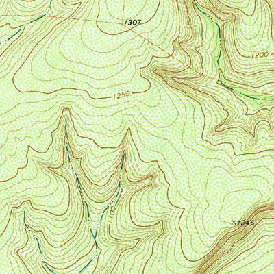 United States Geological Survey Odlaw, TX (1974, 24000-Scale) digital map