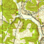United States Geological Survey Odon, IN (1950, 24000-Scale) digital map