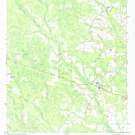 United States Geological Survey Odum, GA (1971, 24000-Scale) digital map