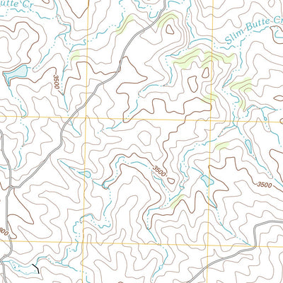 United States Geological Survey Oelrichs SW, SD-NE (2012, 24000-Scale) digital map