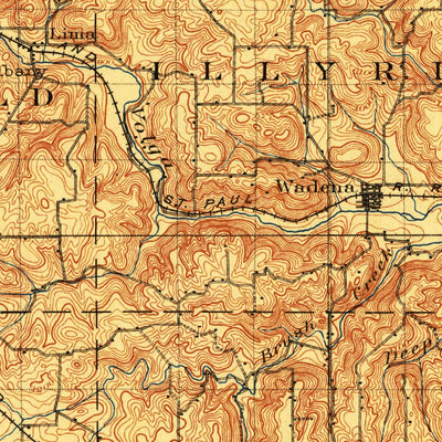 United States Geological Survey Oelwein, IA (1901, 125000-Scale) digital map