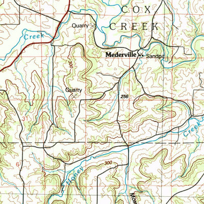 United States Geological Survey Oelwein, IA-WI (1984, 100000-Scale) digital map