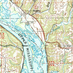 United States Geological Survey Oelwein, IA-WI (1984, 100000-Scale) digital map