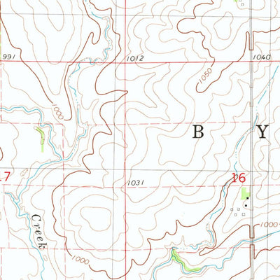 United States Geological Survey Oelwein SE, IA (1981, 24000-Scale) digital map