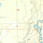United States Geological Survey Ofahoma, MS (1989, 24000-Scale) digital map