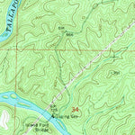 United States Geological Survey Ofelia, AL (1970, 24000-Scale) digital map