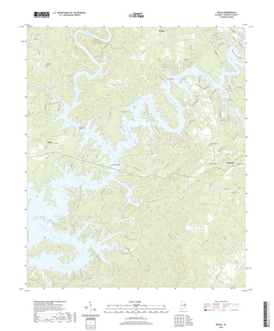 United States Geological Survey Ofelia, AL (2020, 24000-Scale) digital map