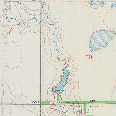 United States Geological Survey Offerle, KS (1972, 24000-Scale) digital map