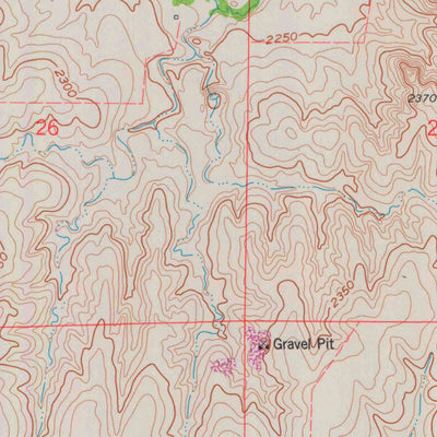 United States Geological Survey Ogallah, KS (1961, 24000-Scale) digital map