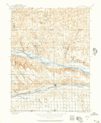 United States Geological Survey Ogallala, NE (1897, 125000-Scale) digital map