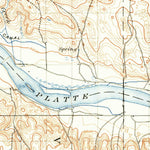 United States Geological Survey Ogallala, NE (1897, 125000-Scale) digital map