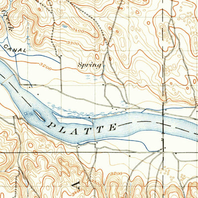 United States Geological Survey Ogallala, NE (1897, 125000-Scale) digital map