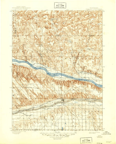 United States Geological Survey Ogallala, NE (1900, 125000-Scale) digital map