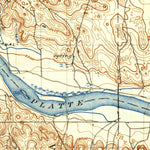 United States Geological Survey Ogallala, NE (1900, 125000-Scale) digital map