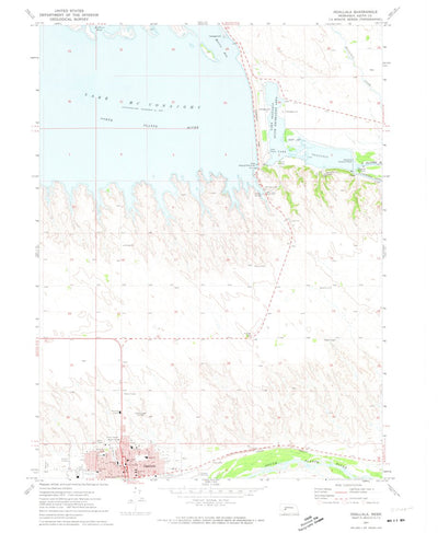 United States Geological Survey Ogallala, NE (1971, 24000-Scale) digital map