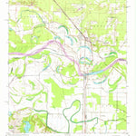 United States Geological Survey Ogden, AR-TX (1950, 24000-Scale) digital map
