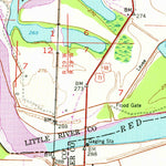 United States Geological Survey Ogden, AR-TX (1950, 24000-Scale) digital map
