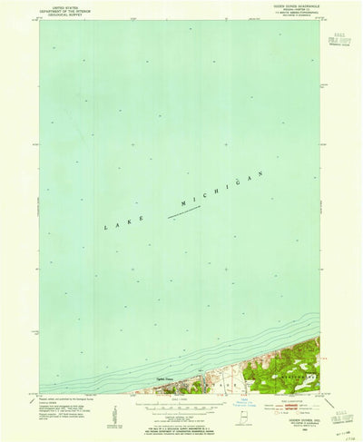 United States Geological Survey Ogden Dunes, IN (1953, 24000-Scale) digital map