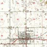 United States Geological Survey Ogden, IA (1951, 62500-Scale) digital map