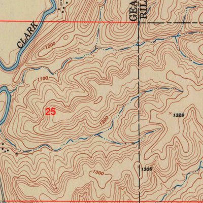 United States Geological Survey Ogden, KS (1951, 24000-Scale) digital map
