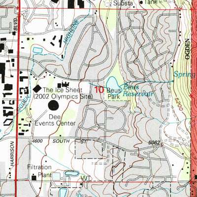 United States Geological Survey Ogden, UT (1998, 24000-Scale) digital map