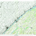United States Geological Survey Ogdensburg, NY (1985, 100000-Scale) digital map