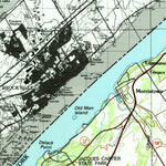 United States Geological Survey Ogdensburg, NY (1985, 100000-Scale) digital map