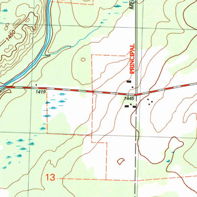 United States Geological Survey Ogema NW, WI (2005, 24000-Scale) digital map