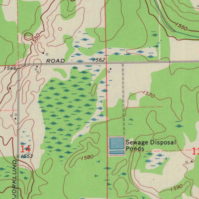 United States Geological Survey Ogema, WI (1970, 24000-Scale) digital map