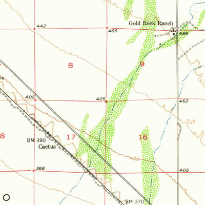 United States Geological Survey Ogilby, CA (1953, 62500-Scale) digital map
