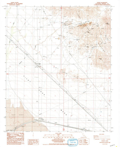 United States Geological Survey Ogilby, CA (1988, 24000-Scale) digital map