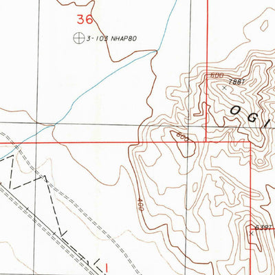 United States Geological Survey Ogilby, CA (1997, 24000-Scale) digital map