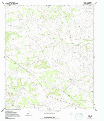 United States Geological Survey Ogles, TX (1959, 24000-Scale) digital map