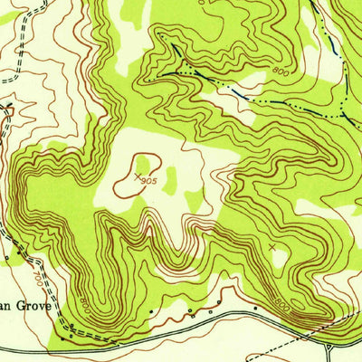 United States Geological Survey Oglesby, TX (1947, 24000-Scale) digital map