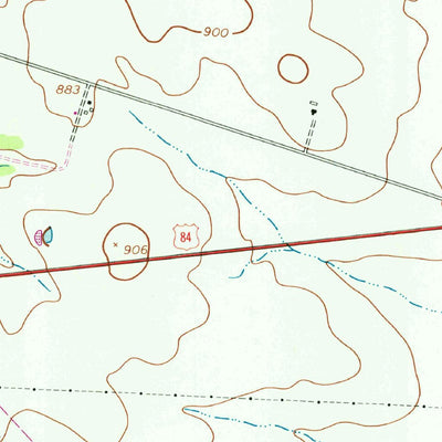 United States Geological Survey Oglesby, TX (1957, 24000-Scale) digital map