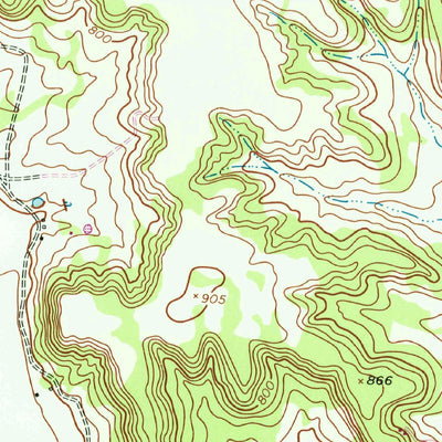 United States Geological Survey Oglesby, TX (1957, 24000-Scale) digital map