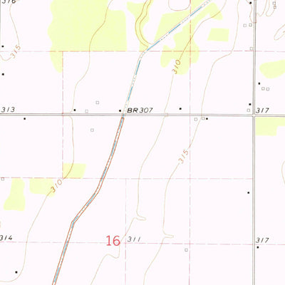 United States Geological Survey Oglesville, MO (1964, 24000-Scale) digital map