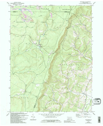 United States Geological Survey Ogletown, PA (1971, 24000-Scale) digital map