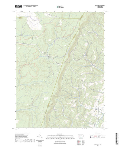 United States Geological Survey Ogletown, PA (2023, 24000-Scale) digital map