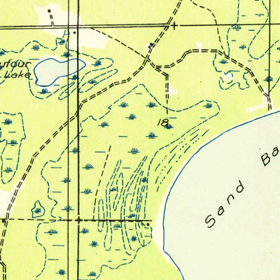 United States Geological Survey Ogontz, MI (1932, 31680-Scale) digital map
